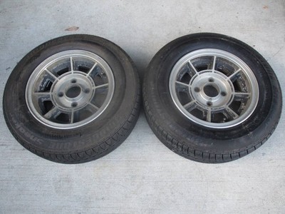 JDM Dunlop Topy 13-inch 2-wheel set PCD114.3 4-lug 6JJ OFF+15 185/70R1 No Tires