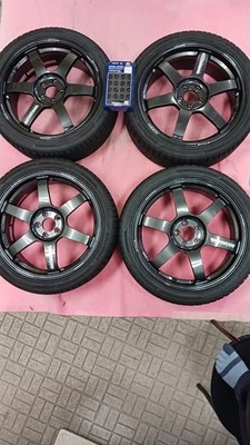 JDM Rays Volk Racing 18-inch PCD100 7.5J Inset +48 TE37 SAGA s-plus 22 No Tires