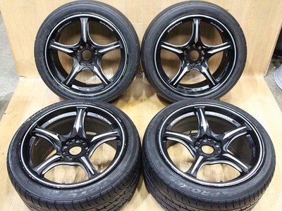 JDM C77 Rare Weds Sport SA-50M 18X8.5J+38 10J+36 PCD114.3 235/40R18 26 No Tires