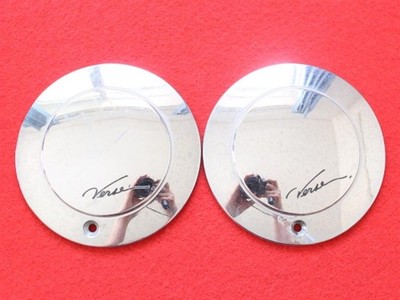JDM Two aftermarket used wheel center caps center covers emblems and o No Tires