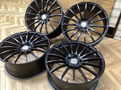 JDM YOKOHAMA AVS MODEL F15 208.5J 5/114.3 +40 MBK Used Set of 4 Wheels No Tires