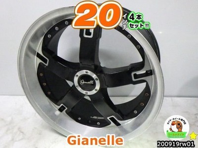 JDM Deep Rim Used Wheels 20-inch 4-Book Set / Gianelle / 20x8.5J+45 / No Tires