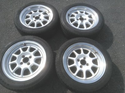 JDM Rare offset Enkei ENKEI SPORT RC-S RC S 156.5J +25 +30 100 4H 4-ho No Tires