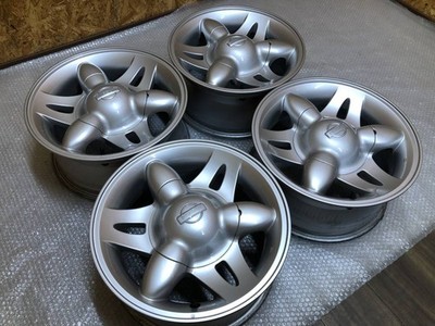JDM NISSAN KR20 R20 Mistral genuine 157J +25 aluminum wheels 139.7 D2 No Tires - Image 2