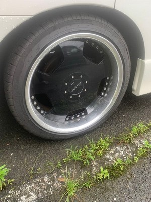 JDM Work Euroline 19-inch aluminum wheels with tires 4-book set. No Tires