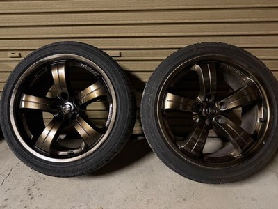 JDM Z33 NISMO Genuine Wheels Bronze Painting Wheel and Tire Set 4-Book No Tires
