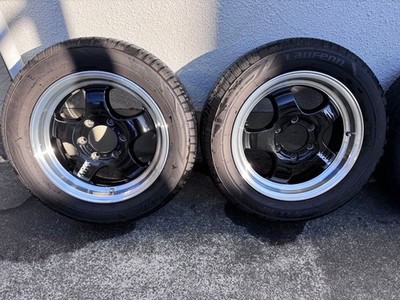 JDM WorkWORK Hiace wheels 17-inch with good tread. No Tires