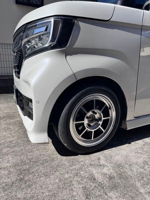 JDM Hayashi Racing 14-inch 6J 38 Bridgestone wheels with tires. No Tires