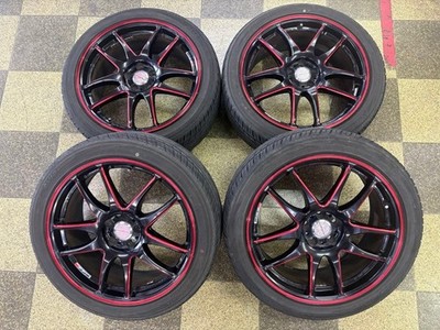JDM WORK emotion Extreme red 187.5J PCD100-5H No Tires
