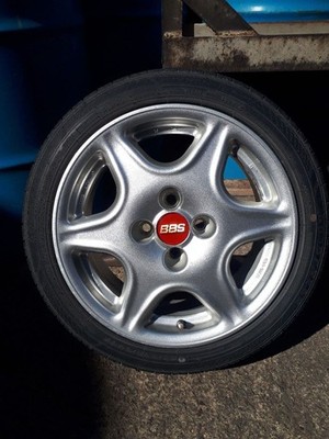 JDM BBS 15-inch aluminum wheels 7J4x100 Wedswork SSR No Tires