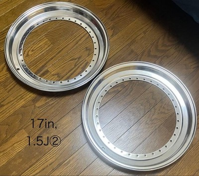 JDM BBS 17inch 1.5J genuine outer lip 2 pieces② No Tires