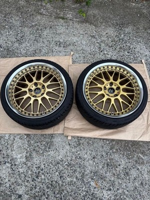 JDM Work vs XX 18-inch 9J +38 114.3/5h excellent tread depth pick-up 8 No Tires