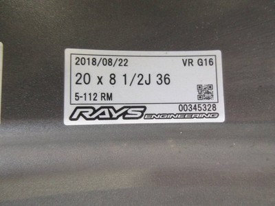 JDM RAYS Volk Racing G16 forginglightweight FORGED 20-inch 8.5J+36 9.5 No Tires - Image 8