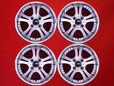 JDM Out of print rare Vienna Schnitt aluminum wheels used 4-book 5.5J No Tires