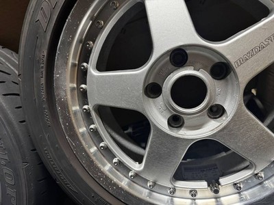JDM Forged RAYS MazdaSpeed MS-01 7j/8j High Grip Z3 RX-7 FD3S FC3S R No Tires - 画像 (8)