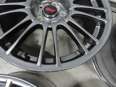 JDM Genuine Subaru RV739 forged wheels 8.5J +55 PCD114.3 5-lug 18A lin No Tires - Image 6