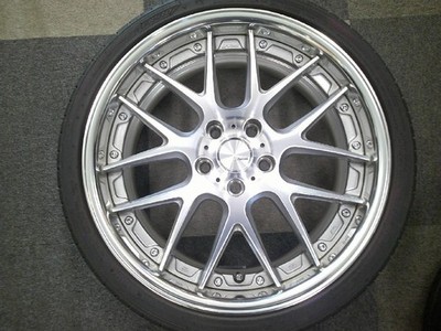 JDM WORK Lanvec LM7 19x7.5J +45 PCD114.3 5H 225/35R19 tires for Serena No Tires