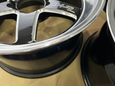 JDM Deep rim Project D D1SL aluminum wheels 18-inch 9.5j +25 offset bl No Tires - Image 6