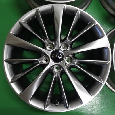 JDM Postage: Starting at ¥2400. New Nissan V37 Skyline Genuine 18 Alum No Tires - Image 2