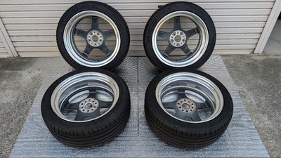 JDM WORK EMOTION T5R 2P 4wheels No Tires 18x8.5+12 A 5x112 Hub57.1 - Image 10
