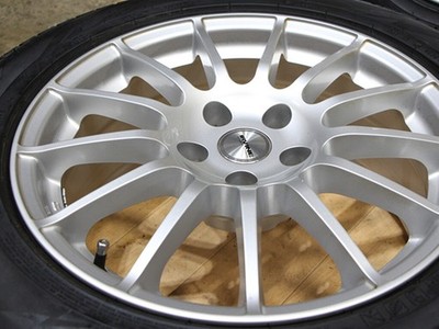 JDM B593 WEDS IRVINE F01 17x7.5J+27 PCD112 66.6" Hub Pirelli Runflat 2 No Tires - Image 6