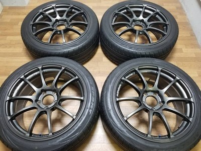 JDM Rare 188.5J +51 PCD114.3 ADVAN Racing RZ WRX STI VAB GVB GRB S4 VA No Tires