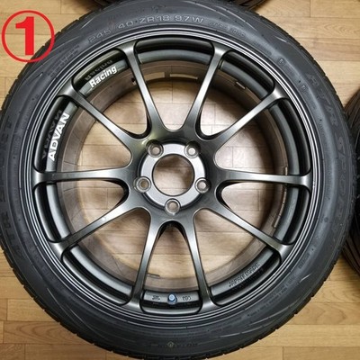 JDM Rare 188.5J +51 PCD114.3 ADVAN Racing RZ WRX STI VAB GVB GRB S4 VA No Tires - Image 2
