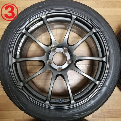 JDM Rare 188.5J +51 PCD114.3 ADVAN Racing RZ WRX STI VAB GVB GRB S4 VA No Tires - Image 4