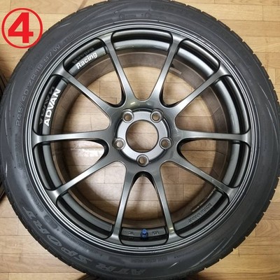 JDM Rare 188.5J +51 PCD114.3 ADVAN Racing RZ WRX STI VAB GVB GRB S4 VA No Tires - Image 5