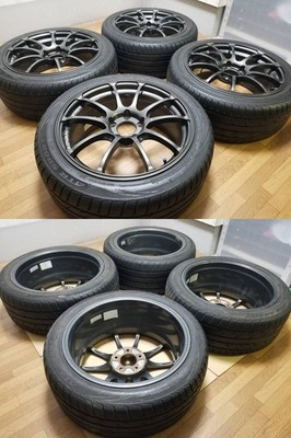 JDM Rare 188.5J +51 PCD114.3 ADVAN Racing RZ WRX STI VAB GVB GRB S4 VA No Tires - Image 7