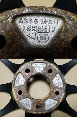 JDM Rare 188.5J +51 PCD114.3 ADVAN Racing RZ WRX STI VAB GVB GRB S4 VA No Tires - Image 9