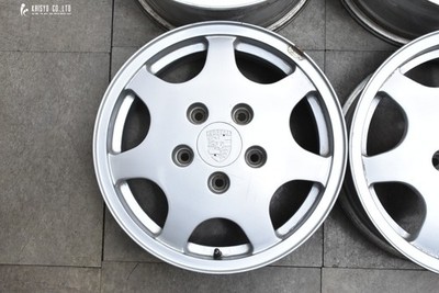 JDM Porsche Type 964 911 Carrera OEM 16in 6J +52.3 8J +52.3 PCD130 9 No Tires - Image 3