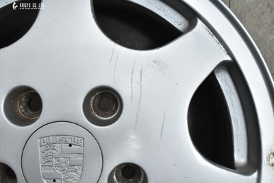 JDM Porsche Type 964 911 Carrera OEM 16in 6J +52.3 8J +52.3 PCD130 9 No Tires - Image 8