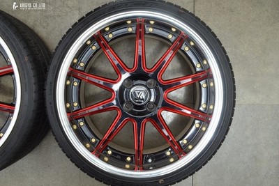 JDM KUHL VERZ KCV-05 18-inch 8J +38 PCD100 Falken Zenith FK510 215/35R No Tires - Image 4