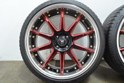 JDM KUHL VERZ KCV-05 18-inch 8J +38 PCD100 Falken Zenith FK510 215/35R No Tires - Image 5