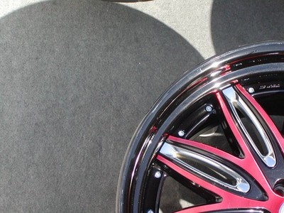 JDM Custom-made deep rims out of production PCD100-5H WORK Lustare RT1 No Tires - Image 7