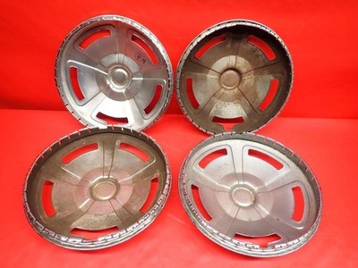 JDM NISSAN DATSUN Genuine 12" Wheel Caps Set of 4 for Sunny B110 310 S No Tires - Image 8