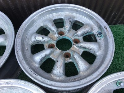 JDM MAGROAD 14 Wheels 6JJ +20 114.3 4H 4Book Old Car 391807 No Tires - Image 3
