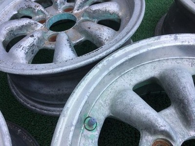 JDM MAGROAD 14 Wheels 6JJ +20 114.3 4H 4Book Old Car 391807 No Tires - Image 7