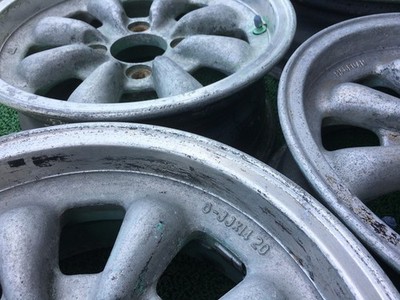 JDM MAGROAD 14 Wheels 6JJ +20 114.3 4H 4Book Old Car 391807 No Tires - Image 9