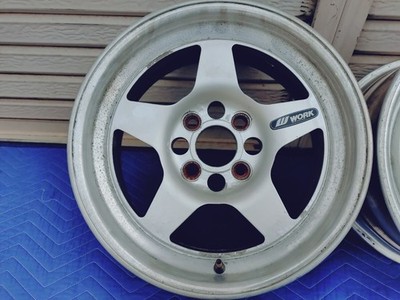 JDM WORK/work/CR01/Meister/4-100/6.5J+20//Civic/Ferio/Shuttle/CR-X/EF/ No Tires - Image 3