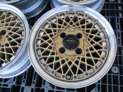 JDM Rare RAYS Engineering Volk Mesh gold 134-hole 100 5.5j 35 USDM Hel No Tires - Image 2