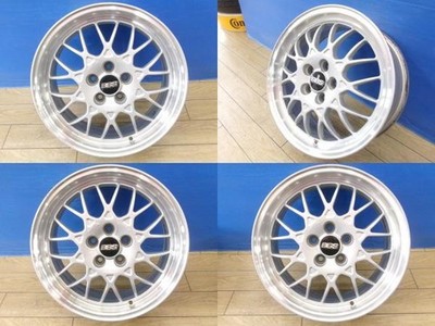JDM Used genuine Subaru BBS 4Book wheels 166.5J ET55 5H-100 hub diamet No Tires - Image 2