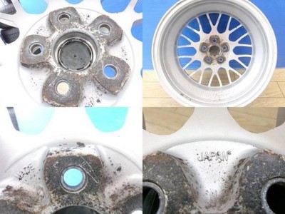 JDM Used genuine Subaru BBS 4Book wheels 166.5J ET55 5H-100 hub diamet No Tires - Image 8