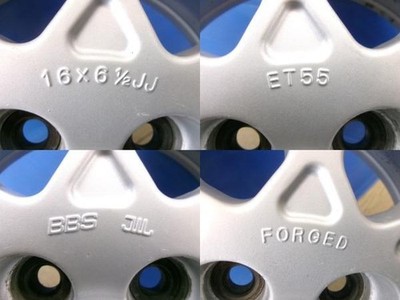 JDM Used genuine Subaru BBS 4Book wheels 166.5J ET55 5H-100 hub diamet No Tires - Image 9