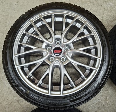 JDM Excellent Condition Subaru WRX Genuine Option Wheels and Tires 202 No Tires - Image 4