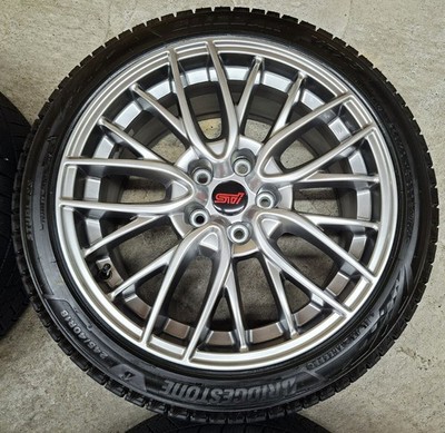 JDM Excellent Condition Subaru WRX Genuine Option Wheels and Tires 202 No Tires - Image 5