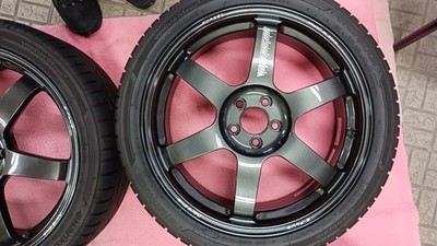 JDM Rays Volk Racing 18-inch PCD100 7.5J Inset +48 TE37 SAGA s-plus 22 No Tires - Image 2