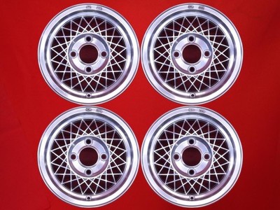 JDM Out of print rare Zona MESH 3 aluminum wheels used 4-book 5.5J 13- No Tires