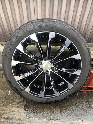 JDM WALD Valdo JARRET 2210J +55 6-hole PCD139.7 Falken 305/40R22 4-pie No Tires - Image 4